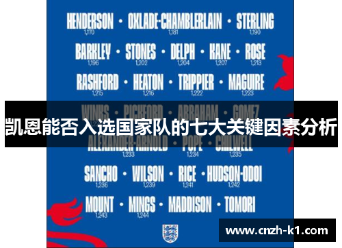 凯恩能否入选国家队的七大关键因素分析