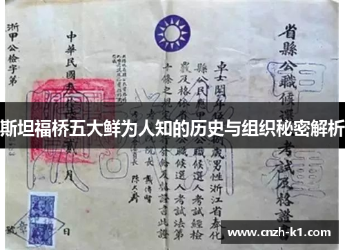 斯坦福桥五大鲜为人知的历史与组织秘密解析 斯坦福桥五大鲜为人知的历史与组织秘密解析